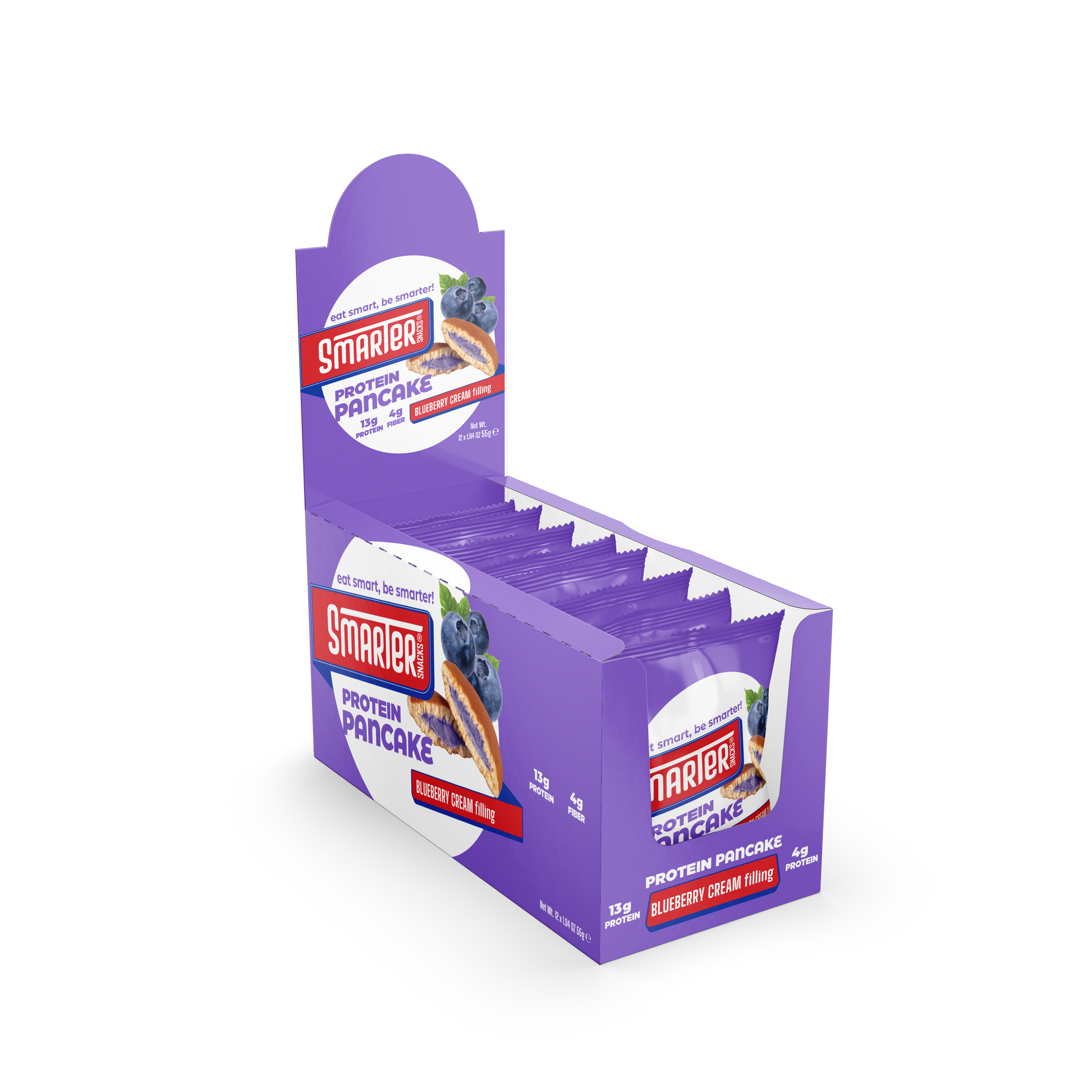 Smarter Snacks Protein Pancake Blueberry Cream Filling Pack