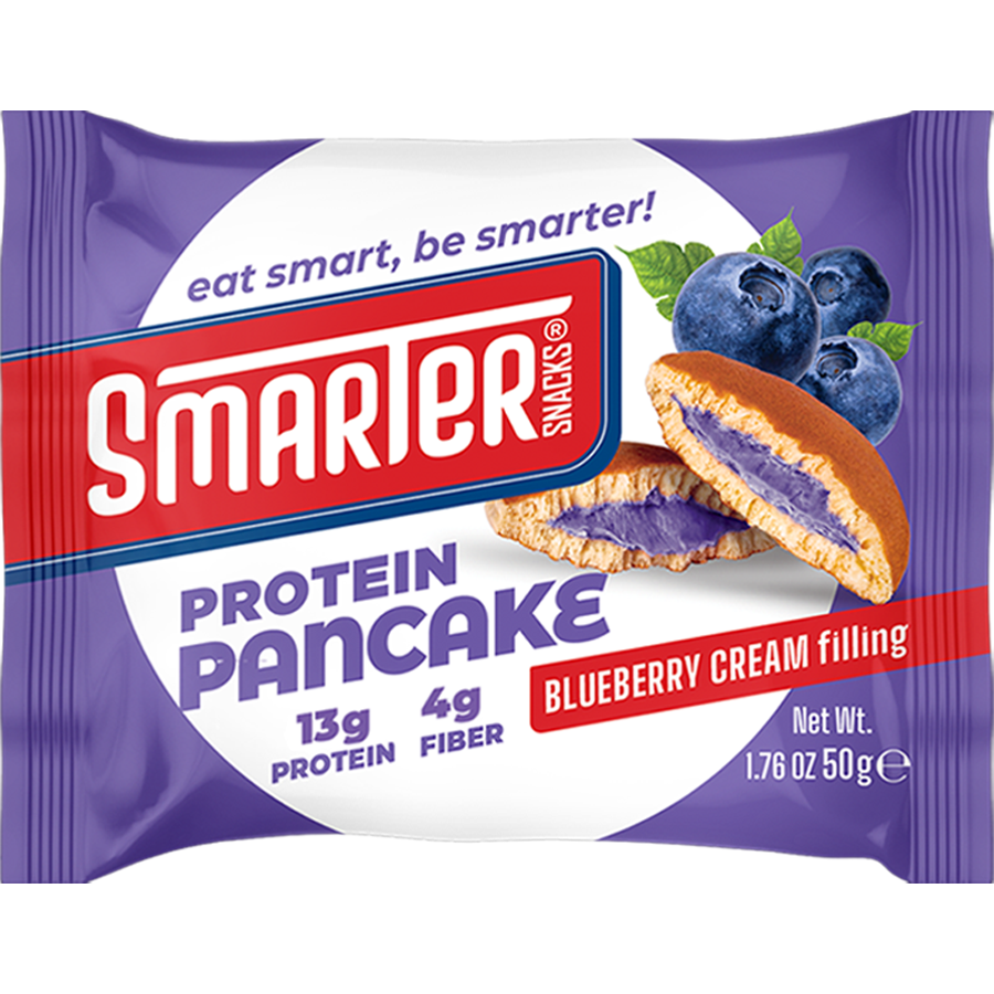 Smarter Snacks Protein Pancake Blueberry Cream Filling Single