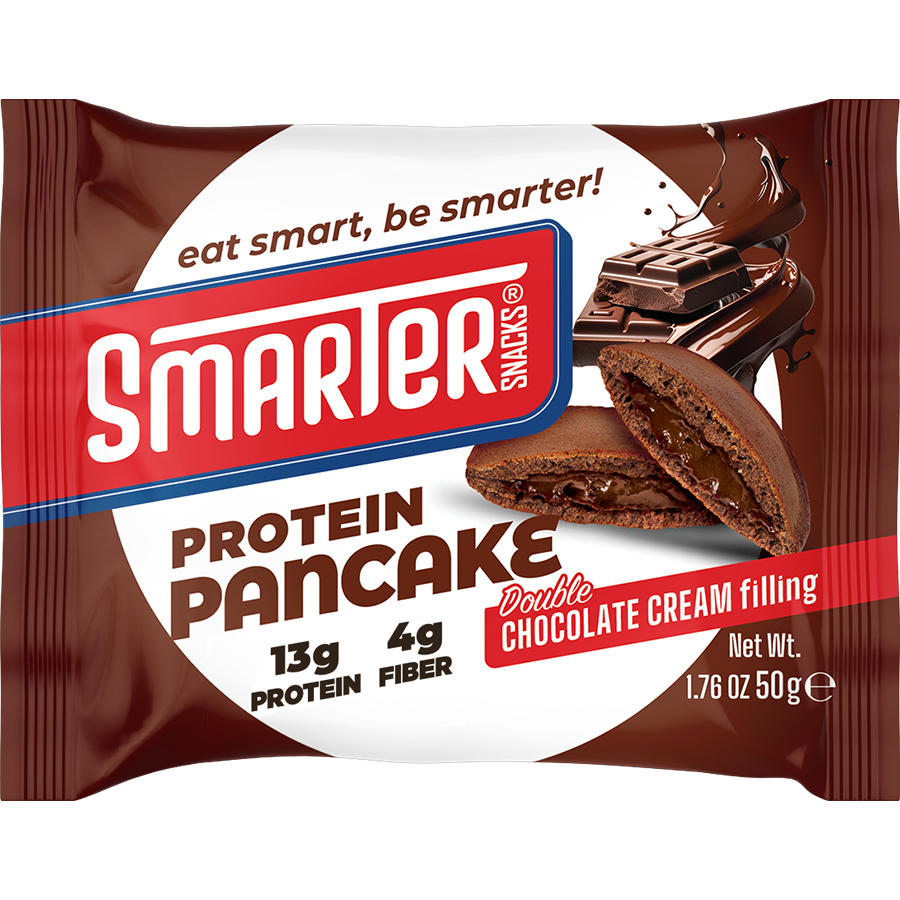 Smarter Snacks Protein Pancake Double Chocolate Cream Filling Single