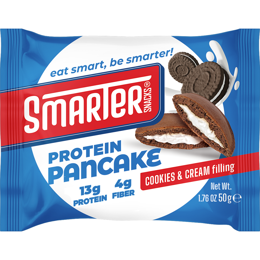 Smarter Snacks Protein Pancake Cookies & Cream Filling Single