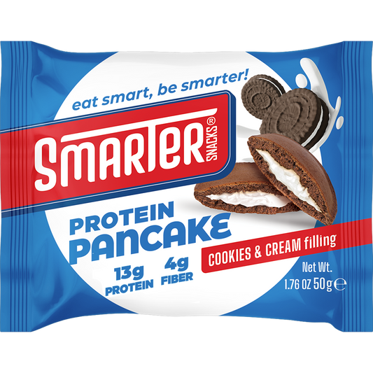 Smarter Snacks Protein Pancake Cookies & Cream Filling Single