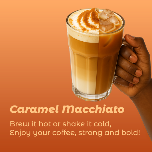 Protein Coffee Caramel Macchiato - 20g Protein, 70 mg Caffeine, 0g Sugar | Pack of 10
