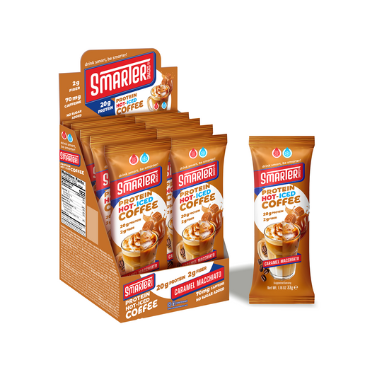 Protein Coffee Caramel Macchiato - 20g Protein, 70 mg Caffeine, 0g Sugar | Pack of 10