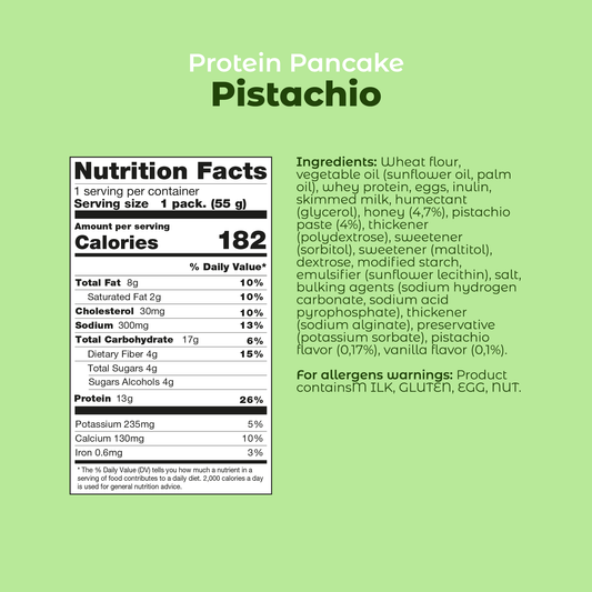 Protein Pancake Pistachio Cream (Pack of 12)